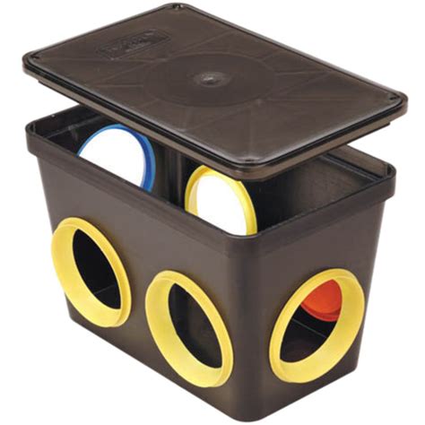 septic distribution box plastic|6 outlet distribution box septic.